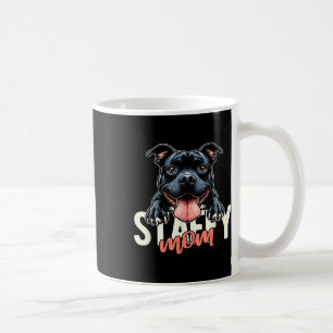 Taza De Café Staffy Mom Staffordshire Bull Terrier Dog Tattoo F