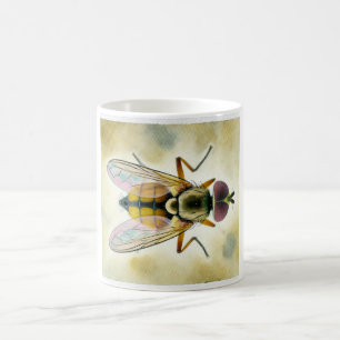 Taza De Café Stalk Eyed Fly 280824IREF242 - Watercolor