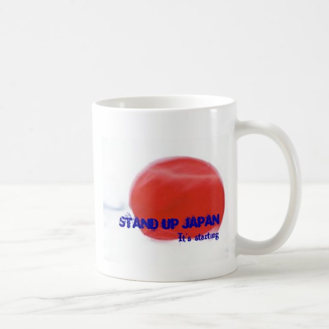 Taza De Café STAND UP JAPAN by dakeayana (Derecha)