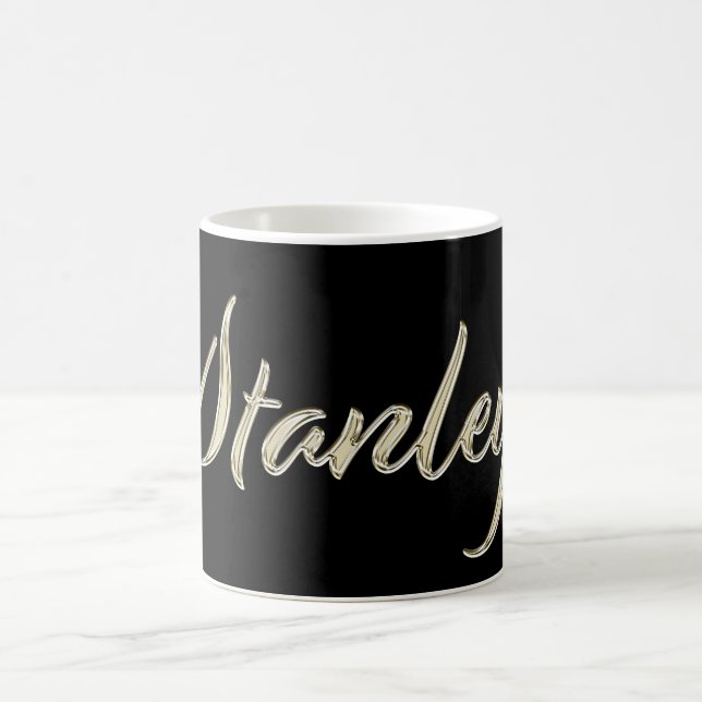Taza De Café Stanley Name whitegold Tasse Teetasse Kaffeetasse (Centro)