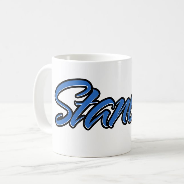 Taza De Café Stanley Vorname Name blue Tasse Kaffeetasse (Anverso izquierdo)