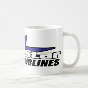 Taza De Café Star Airlines azul