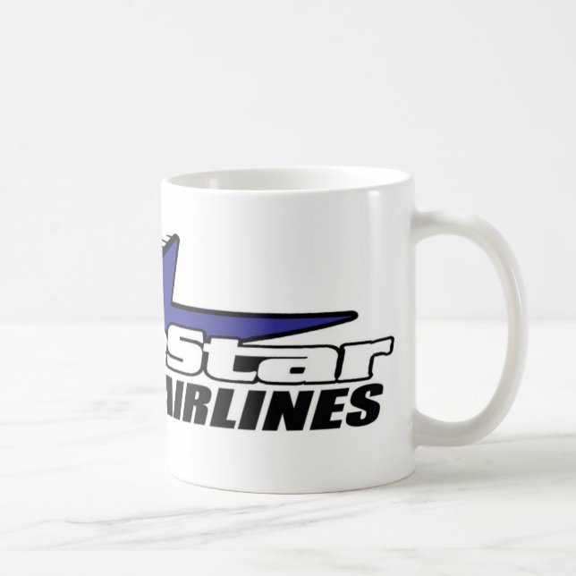 Taza De Café Star Airlines azul (Derecha)