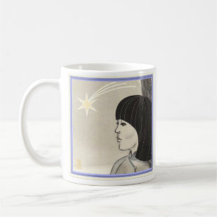 Taza De Café Star Chica White 11 oz
