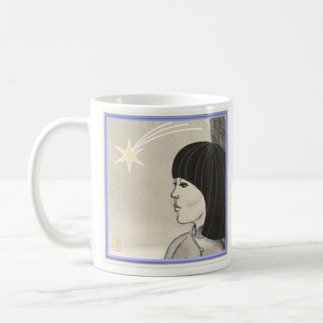Taza De Café Star Chica White 11 oz (Izquierda)