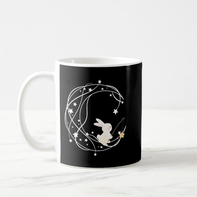 Taza De Café Star Moon Rabbit Lovers Mug (Izquierda)