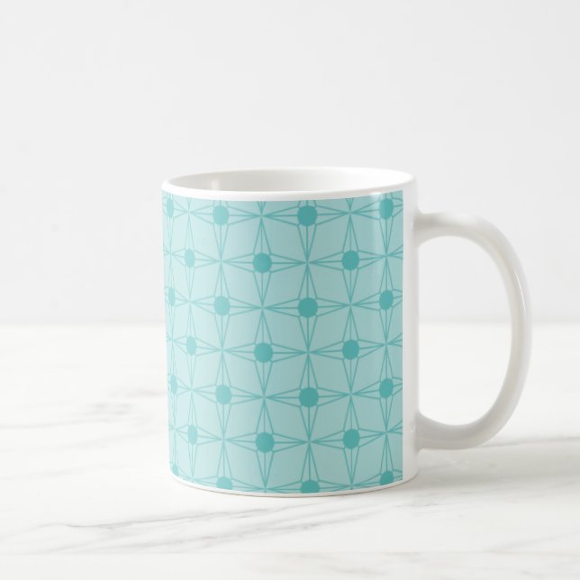 Taza De Café Star Mug, turquesa, retro despuntado (Derecha)
