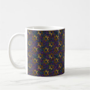 Taza De Café Star Of David Pattern Mug