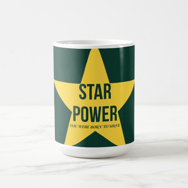 Taza De Café Star Power — 90s Maximalist Mug | Retro Art (Centro)
