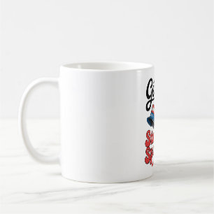 Taza De Café Star Spangled Hammered Skull