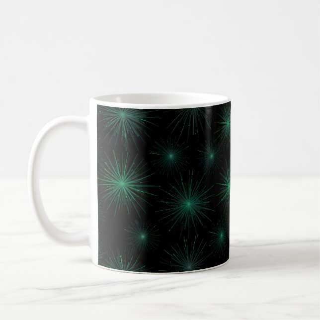 Taza De Café Starburst verde (Izquierda)