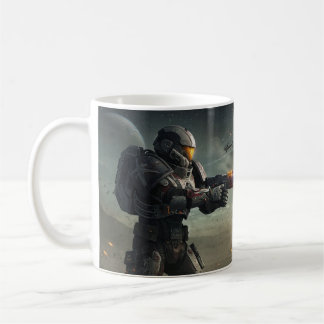 Taza De Café Starfall Explosion: Armored Space Warrior