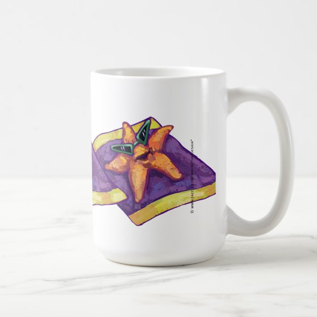 Taza De Café Starfish para tomar el sol (Derecha)
