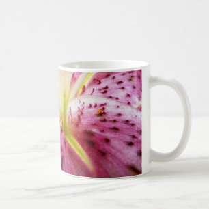 Taza De Café Stargazer Lily Bright Magenta Floral