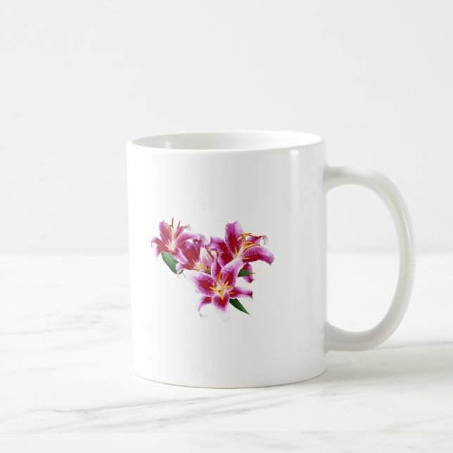 Taza De Café Stargazer Lily Heart (Derecha)