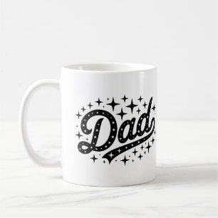 Taza De Café Starry Dad Mug - Regalo del Día del Padre Blanco y