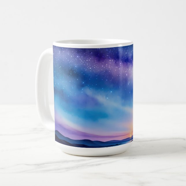 Taza De Café Starry Night Sky (Anverso izquierdo)