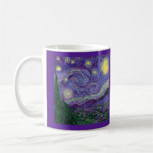 Taza De Café Starry Night y Vincent Van Gogh, en parodia,