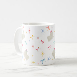 Taza De Café Starry Sparkle Cute Puppy