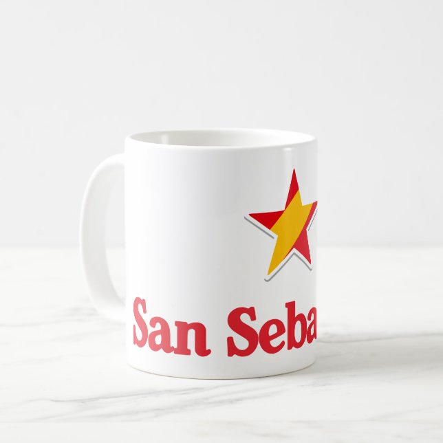 Taza De Café Stars of Spain – San Sebastian (Anverso izquierdo)