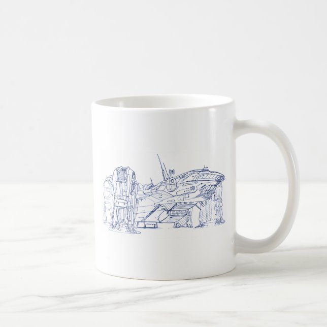 Taza De Café Starship Prometheu (Derecha)