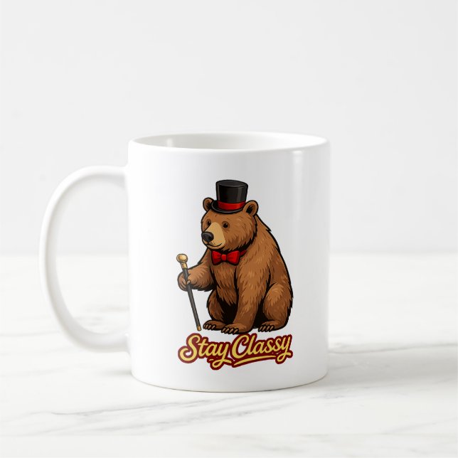 Taza De Café Stay Classy (Izquierda)