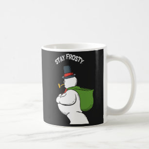 Taza De Café Stay Frosty Navidades Snowman