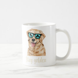 Taza De Café Stay Golden - Golden Retriever Dog Lover