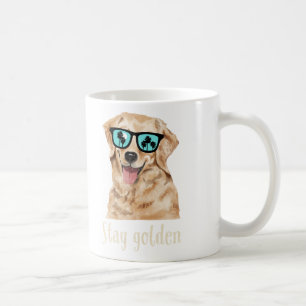 Taza De Café Stay Golden - Golden Retriever Dog Lover