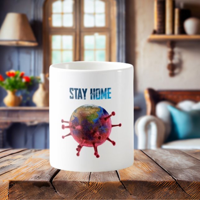 Taza De Café Stay Home Coffee Mug (Subido por el creador)