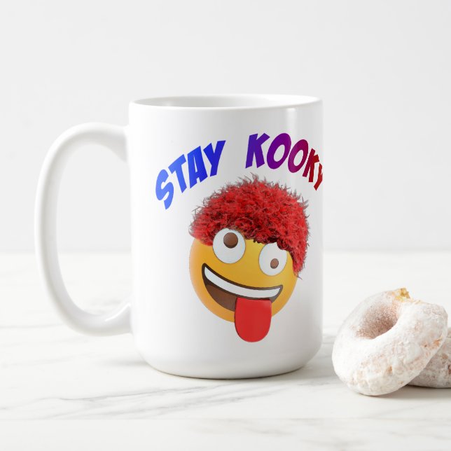 Taza De Café Stay Kooky (Con donut)