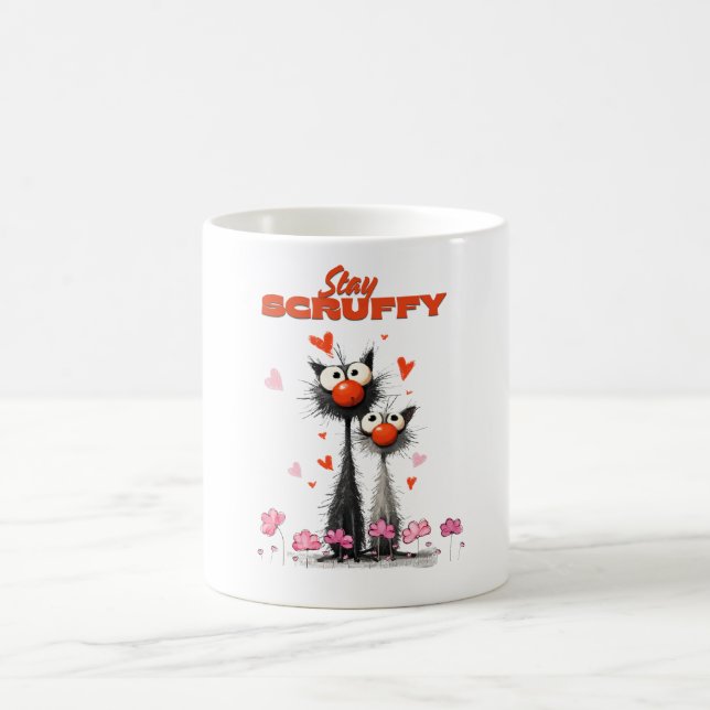 Taza De Café Stay Scruffy (Centro)