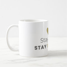 Taza De Café Stay Soft Stay Strong Minimal Motivational Mug