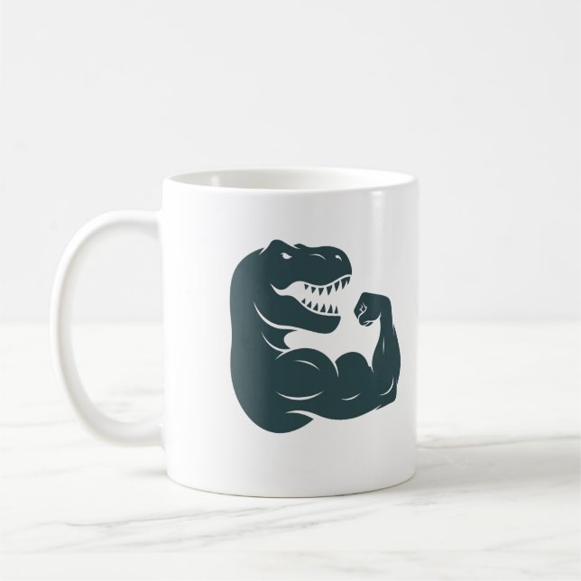 Taza De Café Stay Strongasaurus (Izquierda)