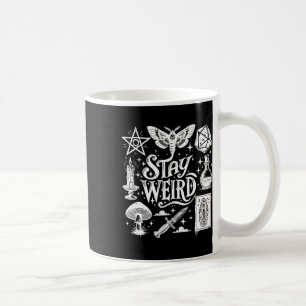 Taza De Café Stay Weird Witchen Vibes Witch Spooky Season Happy