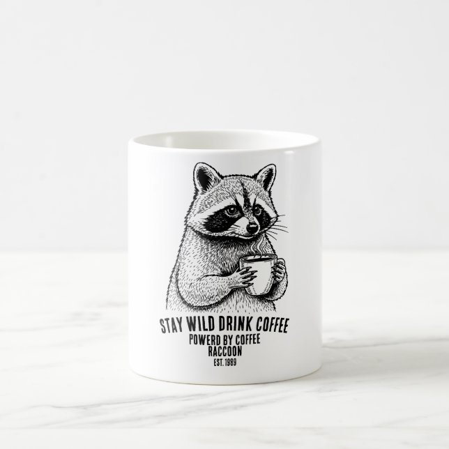 Taza De Café Stay Wild Drink Coffee -Funny Coffee lover Custom (Centro)
