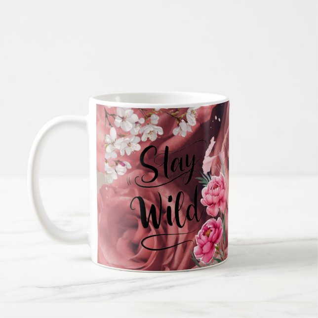 Taza De Café Stay Wild Love Mug (Izquierda)