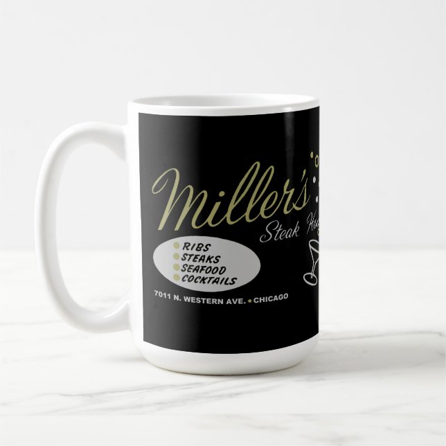 Taza De Café Steak House de Miller, Chicago (Izquierda)
