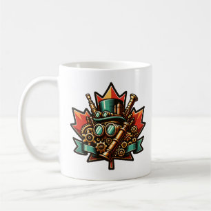 Taza De Café Steampunk Canada Day