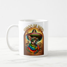 Taza De Café Steampunk Cinco de Mayo Chihuahua