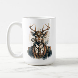 Taza De Café Steampunk Deer Coffee Mug