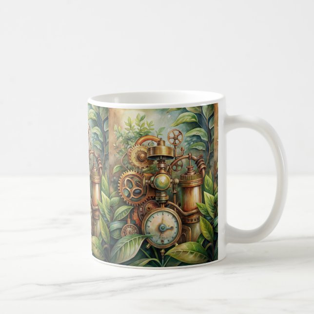 Taza De Café Steampunk Garden Coffee Mug (Derecha)