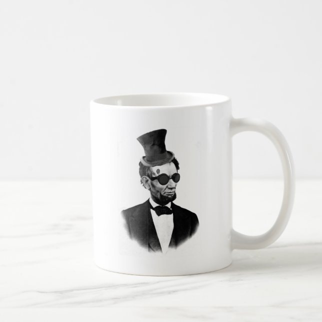 Taza De Café Steampunk Lincoln (Derecha)