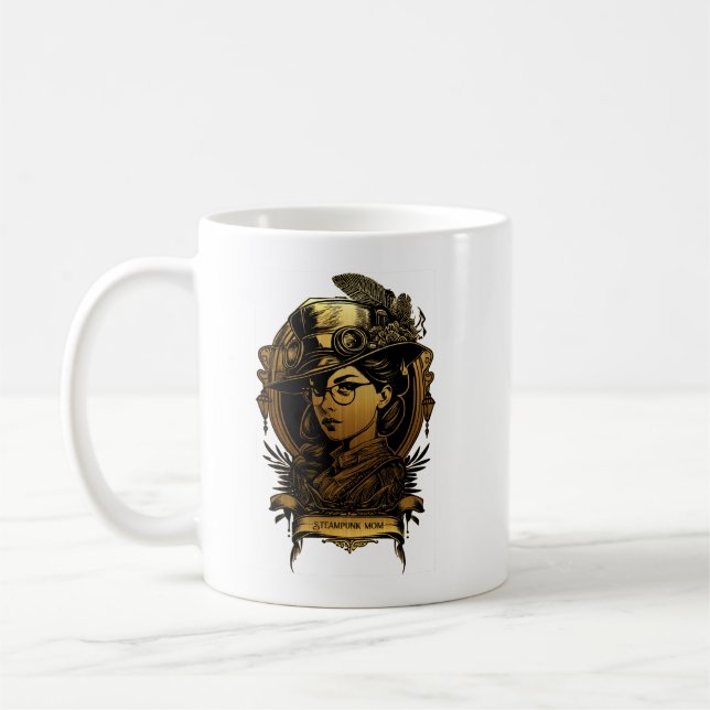 Taza De Café Steampunk Mom (Izquierda)