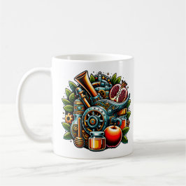 Taza De Café Steampunk Rosh Hashanah