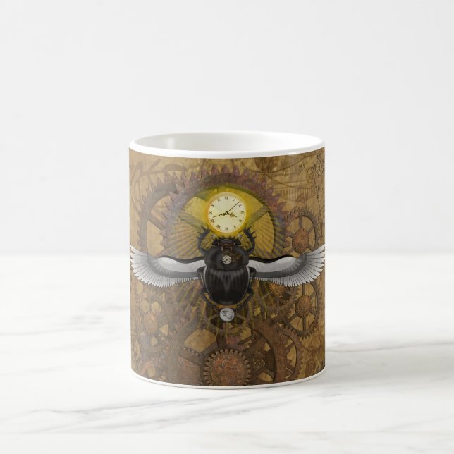 Taza De Café Steampunk Scarab (Centro)