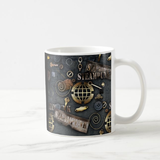Taza De Café Steampunk, scrapbooking (Derecha)