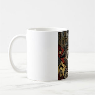 Taza De Café Steampunk Sherlock Holmes Stained Glass Art