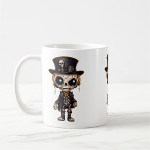 Taza De Café Steampunk Skeleton Mug