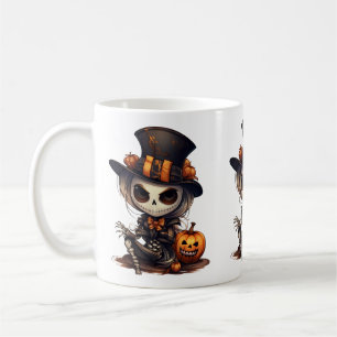 Taza De Café Steampunk Skeleton Mug